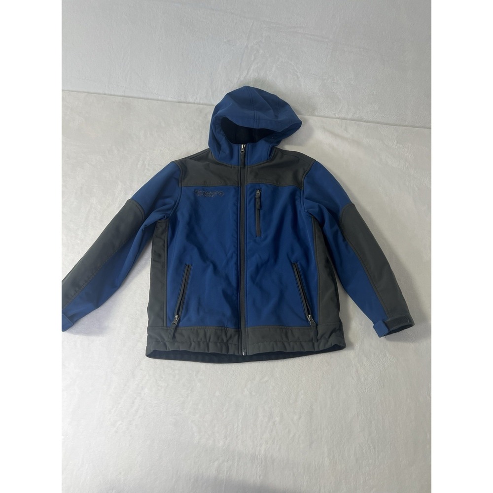 Free Country FCXTreme Women’s Jacket Blue/Black Fleece Hoodie Size Large